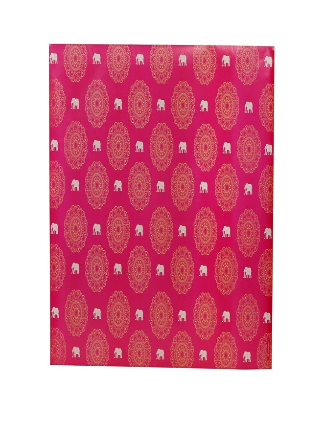 Be Stories The Royal Elegance Colorful Design Wrapping/Laminated Art Paper Sheet 100 Gsm For Gift Packing For All Occasions Like Birthday, Diwali, Chirtsmas, 28 Inches X 20 Inches Of 5-Sheets,Pink - Image 5